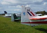  - Visiting aircraft at the airport. - by Roger Winser