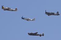  - Flight of warbirds over Nampa. - by Gerald Howard