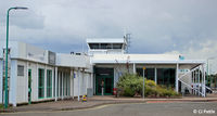 - Airport terminal building entrance at Dundee - by Clive Pattle
