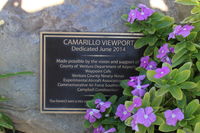  - Camarillo Airport Aircraft VIEWPORT Dedication Plaque. - by Doug Robertson