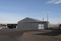  - Hangar at Wasco state airport OR - by Jack Poelstra