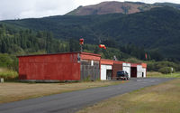  - Hangars at Strom Field airport, Morton WA - by Jack Poelstra