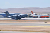  - C-17A departing RWY 28L. - by Gerald Howard