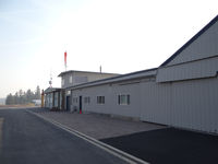  @ Sisters Eagle Air Airport - Hangars and office at Sisters Eagle airport OR - by Jack Poelstra
