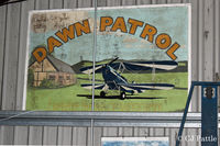  - Some artwork hanging in a hangar at Dunkeswell, don't know if there is any age to it owing to the fairly modern looking aircraft - but it does mention Barnstorming ! - by Clive Pattle