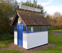 - World's first flight ticket office preserved at Brooklands Airfield, Weybridge. England.  - by moxy