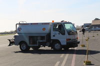  - SZP's SHELL 100LL Aviation Fuel Truck returning from refueling a helicopter. Several are based at SZP. - by Doug Robertson