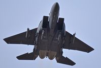  - F-15E from the 366th Fighter Wing, Mountain Home AFB making a low approach to RWY 10R. These aircraft make several approaches weekly prior to returning MT Home. - by Gerald Howard