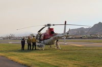  - N498PT 1986 Aerospatiale AS350B ECUREUIL, Turbomeca ARRIEL 1D1 Turboshaft, at SZP Fire Base - by Doug Robertson