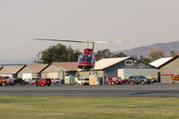  - N191SG 1984 Bell 206B JetRanger II, Allison VO-540 turboshaft 400 SHp, liftoff hover - by Doug Robertson