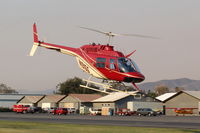  - N191SG 1965 Bell 206B JetRanger II, Alison VO-540 Turboshaft 400 SHp, departure to Thomas Fire area - by Doug Robertson