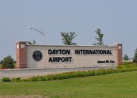  - Entrance to the Dayton International Airport ~ Vandalia, Ohio. Visit my aviation blog by copy/paste: https://steemit.com/@rollie13 . - by Rollie Puterbaugh