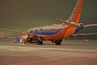  - 5 AM on the remote spots and a Southwest jet awaits it's call to the gate. - by Gerald Howard