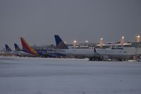  - South side of B Concourse after sun rise. - by Gerald Howard