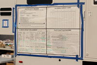  - Thomas Fire Support Center-Firebomber records, statistics, etc. View Large for readability. - by Doug Robertson
