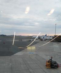  - Sunrise view from the Logan Airport of Boston - by Jonas Laurince