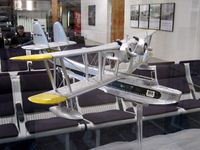  - YVR South Terminal. Model of Vickers Supermarine Stanraer flying boat operated by Queen Charlotte Airlines. - by Manuel Vieira Ribeiro