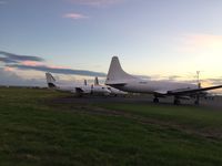  - one of the last still flying convairs on convair apron along with new imported SF340A and old F.27s awaiting their fate. - by magnaman