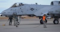  - A-10C from the 190th Fighter Sq., 124th Fighter Wing stopped on the east Arm/De arm pad for final pre flight checks. - by Gerald Howard