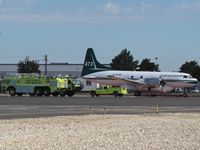  - ARFF Unit visiting a different kind of fire fighter. - by Gerald Howard