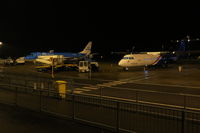  - Saturday evening shot of the ramp, being quite on a saturday most of the aircraft are parked up for the weekend
KLM just arrived for the last Amsterdam flight of the day , while the Eastern ATR72 is waiting for Midlesborough team after playing Norwich  - by AirbusA320