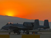  - Dawn over the Idaho ANG ramp. Smoke from the fires made every sun rise and sun set beautiful. - by Gerald Howard