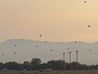  - Smoke didn't stop the balloons from flying. - by Gerald Howard