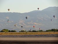  @ Boise Air Terminal/gowen Fld Airport - Ballons on the rise again. The wind normally keeps them north of the airport. - by Gerald Howard