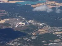  @ Mc Guire Fld (joint Base Mc Guire Dix Lake Airport - The old Lakehurst blimp hangers at the eastern end of McGuire Air Force Base - by Jim Monroe