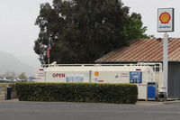  - Santa Paula SHELL 100LL Self-Serve Fuel Dock, no price change. - by Doug Robertson
