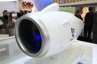  -  SAM 146 nacelle for the twin-engine regional airliners, Paris-Le Bourget Air Show 2015 - by Yves-Q