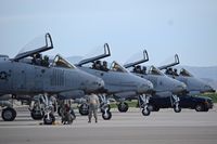  - A-10C under going pre flight checks. 190th Fighter Sq., 124th Fighter Wing, Idaho ANG. - by Gerald Howard