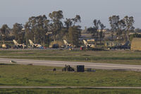  - Italian Tornados sleeping in their stands during Exercise Iniochos 2018. - by Roberto Cassar