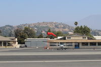  - New and welcome Windsock, now visible from CP Aviation Office and Ramp and all of transient Ramp. Airport now has three windsocks & revolving tetrahedron near Helipad. - by Doug Robertson