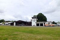  @ EDVH - hangar and tower at Hodenhagen airfield - by Ingo Warnecke