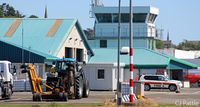  - The ATC Tower and terminal building at Dundee EGPN basking in the summer sun. - by Clive Pattle