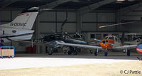  - A glimpse inside Hangar 3 at Blackpool - by Clive Pattle