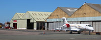  - Apron view, showing WWII era hangarage, at Blackpool - by Clive Pattle