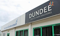  - Dundee Airport Terminal signage. - by Clive Pattle