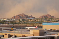  - A big dust storm is approaching PHX from the east. - by Dave Turpie