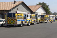  - Santa Paula Fire Department Fire Trucks-In-Service training going on at the airport - by Doug Robertson