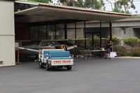  - Santa Paula Airport Aviation Museum, Hangar #2 opposite Hangar #1-Young Eagles report here at table on First Sundays for free rides. Prior reservation needed. - by Doug Robertson