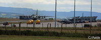  - Apron view at RAF Lossiemouth - taken during a TLT (Tactical Leadship Training) Course - hence a variety of visiting aircraft. - by Clive Pattle