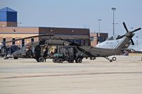  @ Boise Air Terminal/gowen Fld Airport - UH-60A on display at Idaho ANG ramp. - by Gerald Howard