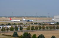  - Leipzig has multiple aprons scatterd around 2 runways. From the viewing tower look north and you see the maintanance area of VDA. - by FerryPNL