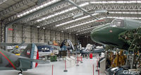  - View inside The Fighter Collection hangar at IWM Duxford - by Clive Pattle