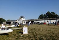  @ EDRV - airside view of Terminal and Tower at Wershofen airfield - by Ingo Warnecke