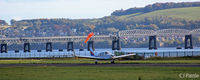  - Facing south-east at Dundee with the Tay Rail Bridge in the background. - by Clive Pattle