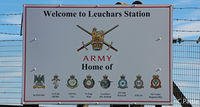  - New signage at the former RAF Leuchars. Now an Army base known as Leuchars Station. - by Clive Pattle