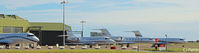  - A line-up of bizjets at Leuchars Station for the Annual Alfred Dunhill Links Golf Championships being held at the nearby 'Old Course' at St Andrews. - by Clive Pattle